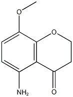 5-amino-8-methoxy-2,3-dihydro-4H-chromen-4-one 구조식 이미지