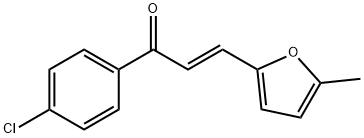 1-(4-chlorophenyl)-3-(5-methyl-2-furyl)-2-propen-1-one Structure