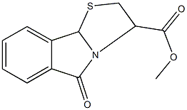 methyl 5-oxo-2,3,5,9b-tetrahydro[1,3]thiazolo[2,3-a]isoindole-3-carboxylate 구조식 이미지