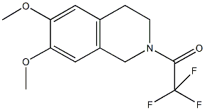 6,7-dimethoxy-2-(trifluoroacetyl)-1,2,3,4-tetrahydroisoquinoline Structure