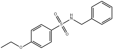 N-benzyl-4-ethoxybenzenesulfonamide 구조식 이미지