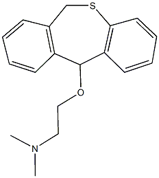 2-(6,11-dihydrodibenzo[b,e]thiepin-11-yloxy)-N,N-dimethylethanamine Structure