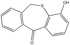 4-hydroxydibenzo[b,e]thiepin-11(6H)-one 구조식 이미지