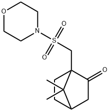 7,7-dimethyl-1-[(4-morpholinylsulfonyl)methyl]bicyclo[2.2.1]heptan-2-one 구조식 이미지