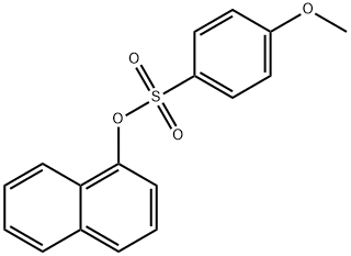 1-naphthyl 4-methoxybenzenesulfonate 구조식 이미지