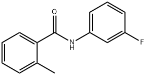 N-(3-fluorophenyl)-2-methylbenzamide 구조식 이미지