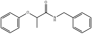 N-benzyl-2-phenoxypropanamide 구조식 이미지