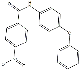 4-nitro-N-(4-phenoxyphenyl)benzamide Structure