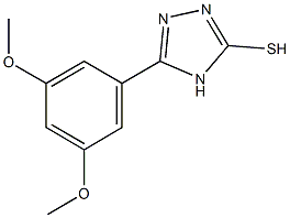 5-(3,5-dimethoxyphenyl)-4H-1,2,4-triazole-3-thiol 구조식 이미지