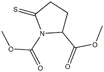 dimethyl 5-thioxo-1,2-pyrrolidinedicarboxylate 구조식 이미지