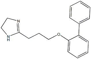 [1,1'-biphenyl]-2-yl 3-(4,5-dihydro-1H-imidazol-2-yl)propyl ether Structure