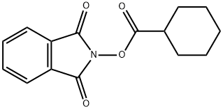 2-[(cyclohexylcarbonyl)oxy]-1H-isoindole-1,3(2H)-dione 구조식 이미지