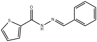 N'-benzylidene-2-thiophenecarbohydrazide 구조식 이미지