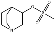 1-azabicyclo[2.2.2]oct-3-yl methanesulfonate 구조식 이미지