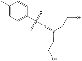 N-[bis(2-hydroxyethyl)-lambda~4~-sulfanylidene]-4-methylbenzenesulfonamide Structure