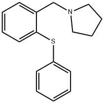 1-[2-(phenylsulfanyl)benzyl]pyrrolidine Structure