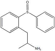 1-methyl-2-[2-(phenylsulfinyl)phenyl]ethylamine 구조식 이미지