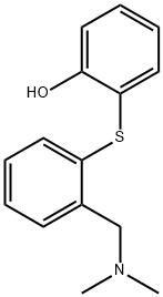 2-({2-[(dimethylamino)methyl]phenyl}sulfanyl)phenol Structure