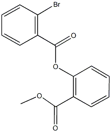 2-(methoxycarbonyl)phenyl 2-bromobenzoate 구조식 이미지