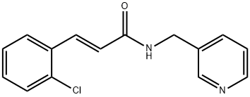 3-(2-chlorophenyl)-N-(3-pyridinylmethyl)acrylamide Structure