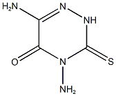 4,6-diamino-3-thioxo-3,4-dihydro-1,2,4-triazin-5(2H)-one 구조식 이미지