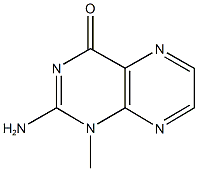 2-amino-1-methyl-4(1H)-pteridinone Structure
