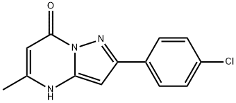 2-(4-chlorophenyl)-5-methylpyrazolo[1,5-a]pyrimidin-7-ol Structure