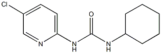 N-(5-chloro-2-pyridinyl)-N'-cyclohexylurea Structure