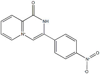 3-(4-nitrophenyl)-1-oxo-1H,2H-pyrido[1,2-a]pyrazin-5-ium 구조식 이미지