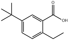 5-tert-butyl-2-ethylbenzoic acid Structure