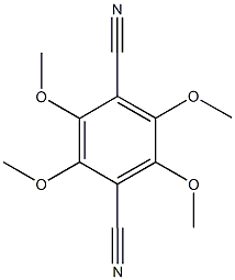 2,3,5,6-tetramethoxyterephthalonitrile Structure