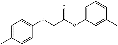 3-methylphenyl (4-methylphenoxy)acetate 구조식 이미지