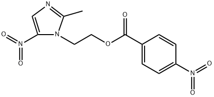 2-{5-nitro-2-methyl-1H-imidazol-1-yl}ethyl 4-nitrobenzoate Structure