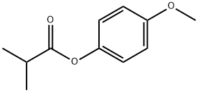 4-methoxyphenyl 2-methylpropanoate 구조식 이미지