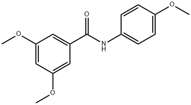 3,5-dimethoxy-N-(4-methoxyphenyl)benzamide 구조식 이미지