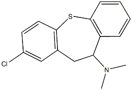 N-(2-chloro-10,11-dihydrodibenzo[b,f]thiepin-10-yl)-N,N-dimethylamine 구조식 이미지