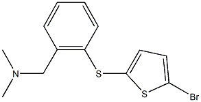 N-{2-[(5-bromo-2-thienyl)sulfanyl]benzyl}-N,N-dimethylamine Structure