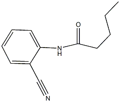 N-(2-cyanophenyl)pentanamide Structure