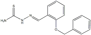 2-(benzyloxy)benzaldehyde thiosemicarbazone Structure