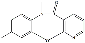 6,9-dimethylpyrido[2,3-b][1,5]benzoxazepin-5(6H)-one Structure