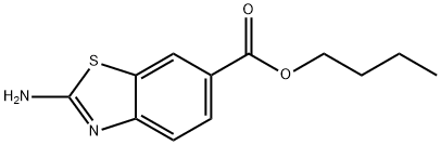 butyl 2-amino-1,3-benzothiazole-6-carboxylate Structure