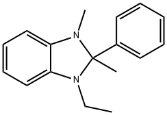 1-ethyl-2,3-dimethyl-2-phenyl-2,3-dihydro-1H-benzimidazole 구조식 이미지