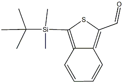 3-[tert-butyl(dimethyl)silyl]-2-benzothiophene-1-carbaldehyde Structure