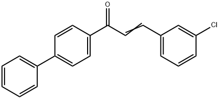 1-[1,1'-biphenyl]-4-yl-3-(3-chlorophenyl)-2-propen-1-one Structure