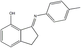 3-[(4-methylphenyl)imino]-4-indanol Structure