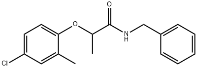 N-benzyl-2-(4-chloro-2-methylphenoxy)propanamide 구조식 이미지