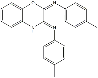 4-methyl-N-(2-[(4-methylphenyl)imino]-2H-1,4-benzoxazin-3(4H)-ylidene)aniline Structure