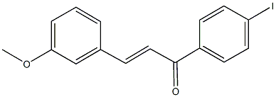 1-(4-iodophenyl)-3-(3-methoxyphenyl)-2-propen-1-one Structure