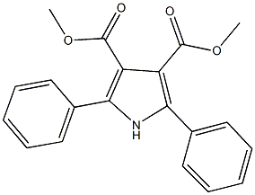 dimethyl 2,5-diphenyl-1H-pyrrole-3,4-dicarboxylate 구조식 이미지