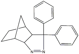 5,5-diphenyl-3,4-diazatricyclo[5.2.1.0~2,6~]dec-3-ene Structure